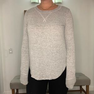 Gray Abercrombie & Fitch Soft A&F Sweater- Medium